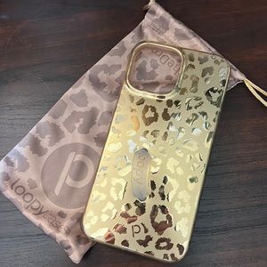 Gold Leopard loopy case iPhone 13 Pro Max
